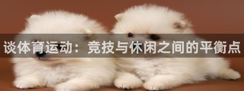 3377体育官方正版app神州:谈体育运动:竞技与休闲之间的